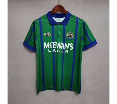 Newcastle 1995 Away Green&Blue Soccer Jersey